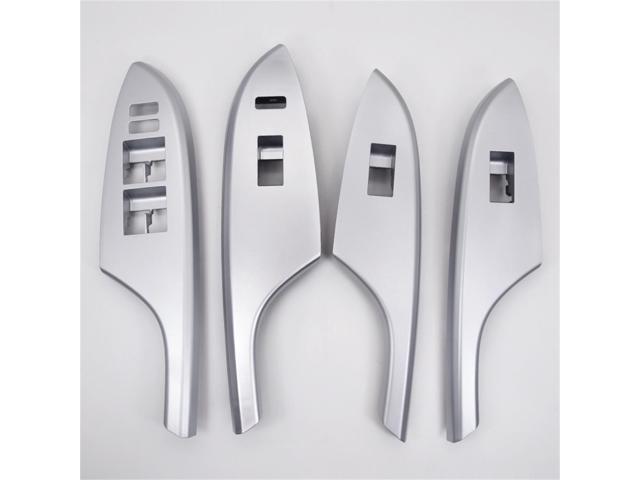 Paiying 4Pcs Door Window Switch Trim Cover Bezel Panel For Toyota Corolla 2009-2013 Lhd Only