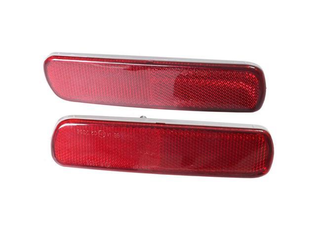 Paiying 1 Pair Left & Right Rear Bumper Reflector For Toyota Land Cruiser 100 1998-2007
