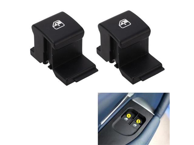 Paiying 2Pcs Set Window Master Switch Button Cover For Maserati Gran Turismo 2007-2014