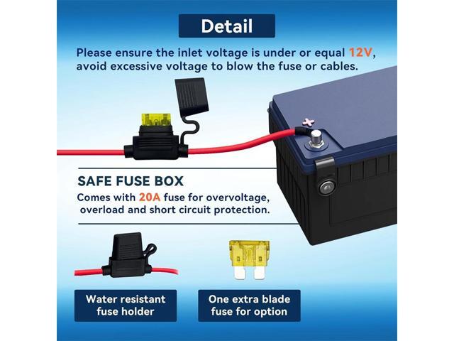 Paiying Dual Electric Fan Relay Kit Electric Radiator Fan Kit Temperature Sensor Switch 185 On 175 Off