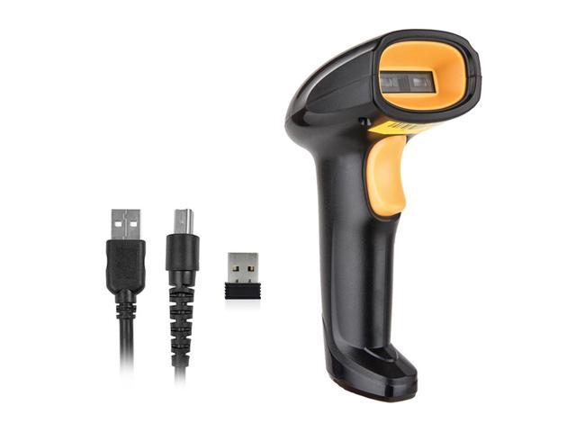 Wireless Bluetooth Handheld Type 1D Barcode Scanner Compatible with 2.4G Wireless & Bluetooth Function & Wired Connection