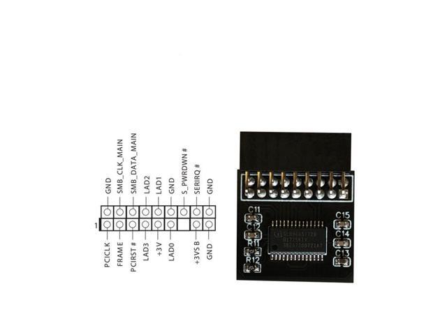 For ASROCK 18PIN LPC Motherboard Windows 11 TPM 2.0 Security Module Board x 1