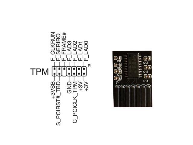 TPM 2.0 Security Module Supports Windows 11 For ASUS Motherboard 14 Pin LPC Card