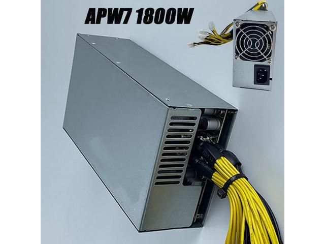 1 Piece 1800W 150A 47-63HZ For Bitmain APW7 PSU Mining Machine Server Power Supply Component