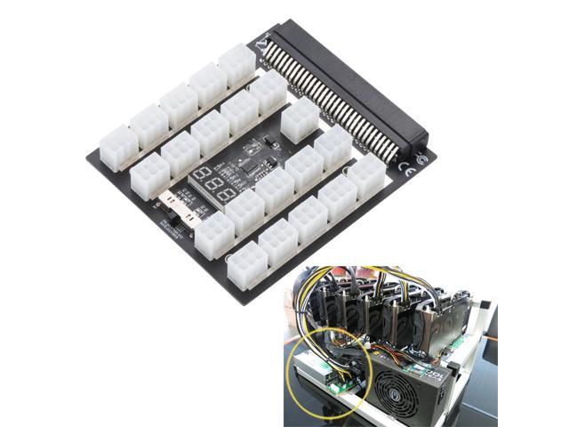 For HP Server Mining 1800W Power Supply Breakout Board ATX 6PIN TAT 21X 6 Pin 1800W Server PSU Power Supply Breakout Board Adapter