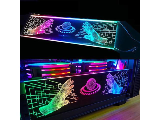 30cm RGB Backplate Graphics Card & Gaming PC Case ARGB LED Light For Aura Sync