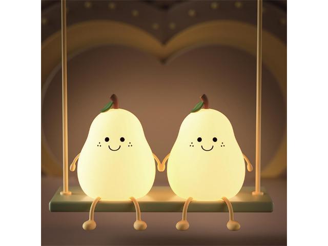 Night Light, Automatic Sensor LED Night Light, Home Fairy Decor, table lamp, reading Lamp mothers day gift, pear night light
