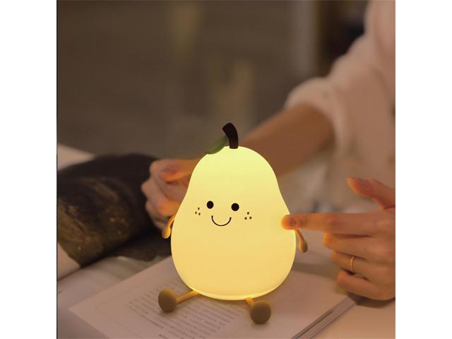 Night Light, Automatic Sensor LED Night Light, Home Fairy Decor, table lamp, reading Lamp mothers day gift, pear night light