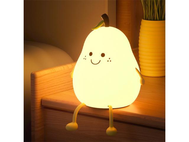 Night Light, Automatic Sensor LED Night Light, Home Fairy Decor, table lamp, reading Lamp mothers day gift, pear night light