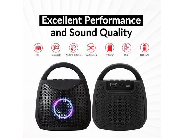 Glorine Bluetooth Speaker Wireless Outdoor Portable Waterproof Loud Small Blue Tooth USB Bocinas For Patio Pool Party Beach Home Travel