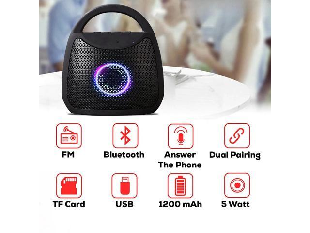Glorine Bluetooth Speaker Wireless Outdoor Portable Waterproof Loud Small Blue Tooth USB Bocinas For Patio Pool Party Beach Home Travel