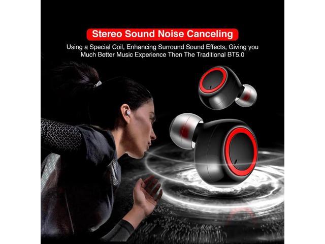 Glorine Wireless Ear Buds Mini Bluetooth Earbud Headphones Wire Less 32 Hours Playtime Wireless Earbuds Bluetooth Headphones Premium Fidelity Sound...