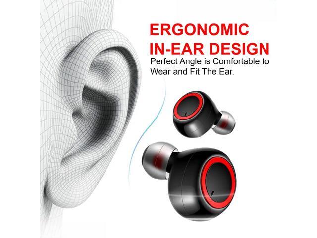 Glorine Wireless Ear Buds Mini Bluetooth Earbud Headphones Wire Less 32 Hours Playtime Wireless Earbuds Bluetooth Headphones Premium Fidelity Sound...