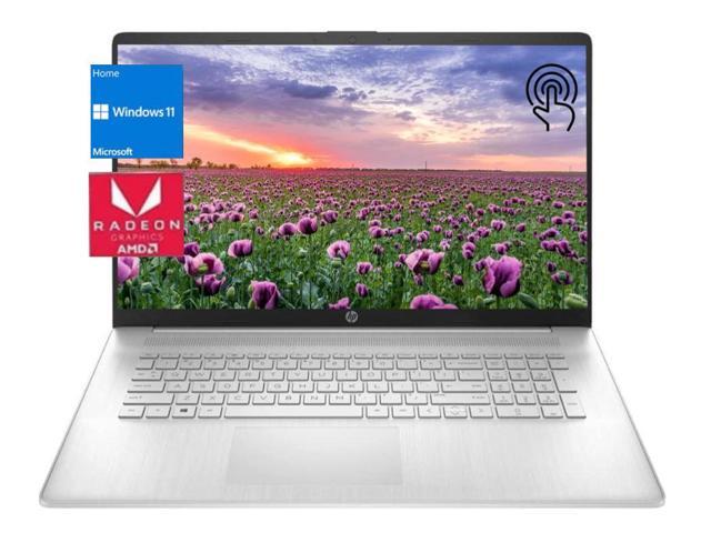 HP 17.3' HD+ Touchscreen Laptop, AMD Ryzen 5 7530U(Beats i7-1165G7) Processor, 32GB RAM, 512GB SSD, Wi-Fi 6 and Bluetooth 5.3, Windows 11 Home, Sliver