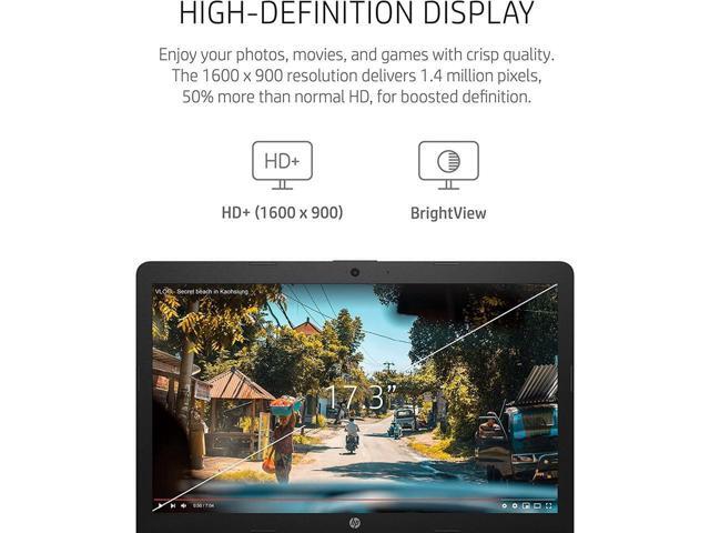 HP 17.3' HD+ Touchscreen Laptop, AMD Ryzen 5 7530U(Beats i7-1165G7) Processor, 32GB RAM, 2TB SSD, Wi-Fi 6 and Bluetooth 5.3, Backlit Keyboard,...