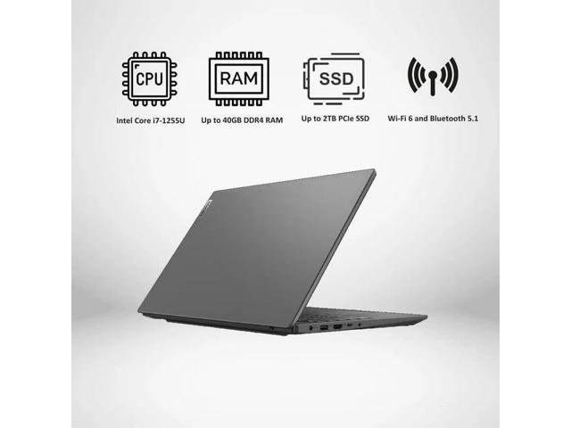 Lenovo V15 Gen3 Business Laptop,15.6' FHD(1920 x 1080) Display,Intel Core i7-1255U,Intel Iris Xe Graphics,Wi-Fi 6 and Bluetooth 5.1,16 GB RAM,1 TB...