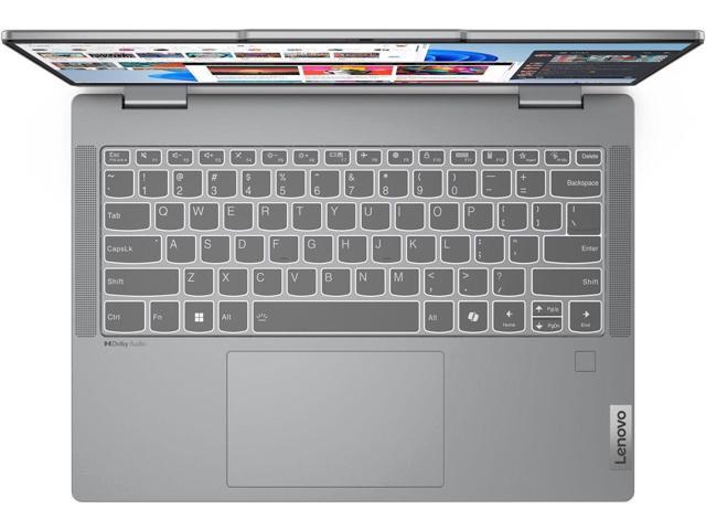 Lenovo IdeaPad 5 2-in-1 laptop,16' WUXGA (1920 x 1200) Touch,AMD Ryzen 7 8845HS,Lenovo Digital Pen,16 GB RAM,1 TB SSD,Windows 11 Home,Grey