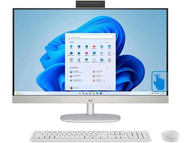 HP Newest All-in-One Desktop,27' FHD touch,Intel Core Ultra 7 255U,Intel UHD Graphics,64 GB DDR5 RAM,2 TB PCIe SSD,Windows 11 Home