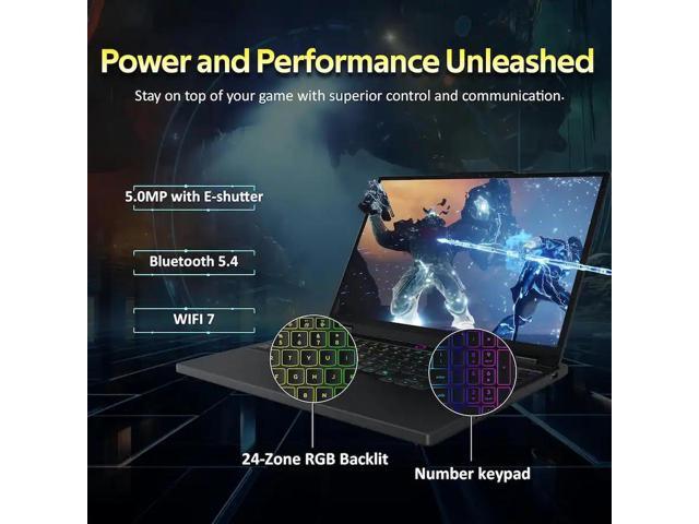 Lenovo Legion 5 15IRX10 15.1 165Hz Gaming Laptop,intel Core i9-14900HX,NVIDlA GeForce RTX 5070 GPU,RGB Backlit KB,32 GB RAM,2 TB PCIe SSD,Win 11 Pro