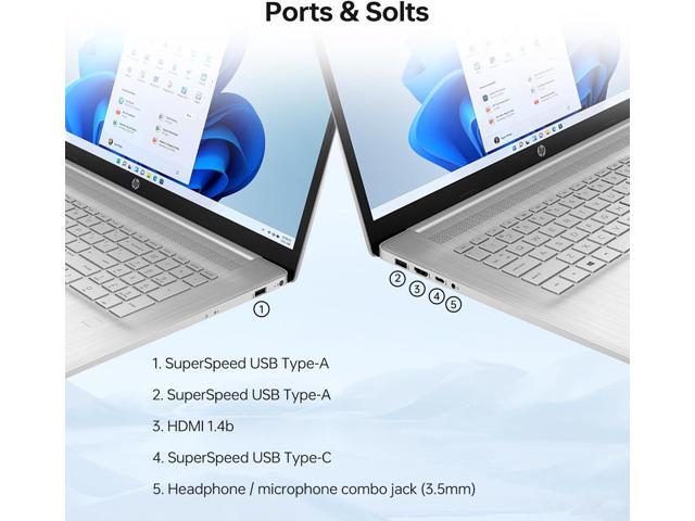 HP 17.3' HD+ Touch Business Laptop,Intel Core i5-1335U Processor,Intel Iris Xe Graphics,Backlit KB,64 GB RAM,2 TB PCIe SSD,Win 11 Pro
