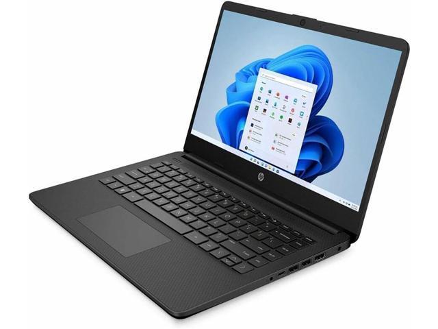 HP 14-dq3210nr 14' HD Touchscreen Laptop,Intel Celeron N4500,4GB RAM,64GB eMMC,Win 11 Pro,Black