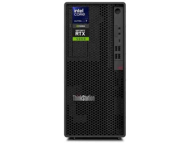 Lenovo ThinkStation P2 Gen 2 Tower Workstation,Intel Core Ultra 7 265 Processor,NVIDIA GeForce RTX 5060,64 GB DDR5 RAM(4 x 16GB),1 TB SSD(2 x.