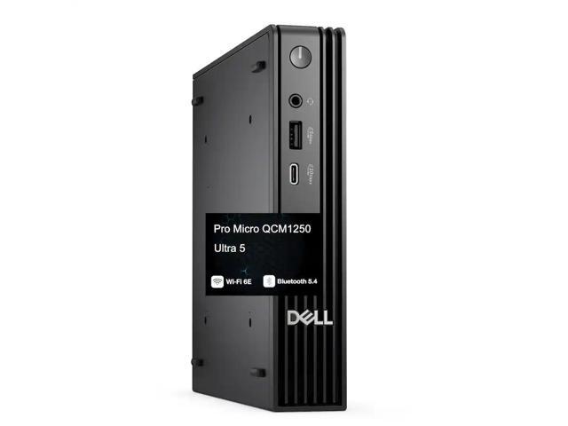 Dell Pro Micro QCM1250 Business Desktop,Intel Core Ultra 5 235T Processor,Wi-Fi 6E,HDMI,DisplayPort,8 GB DDR5 RAM,512 GB SSD,Win 11 Pro