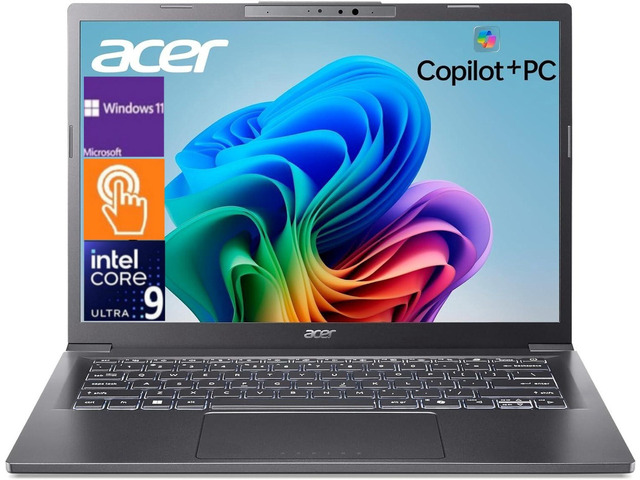 Acer Aspire AI Copilot Laptop,16' WUXGA Touchscreen,Intel Core Ultra 9 288V Proc