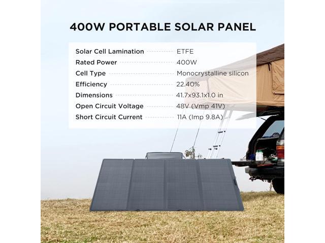 EcoFlow - 400W Foldable Solar Panel - Black - image 5