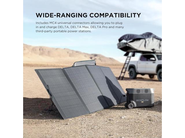 EcoFlow - 400W Foldable Solar Panel - Black - image 8