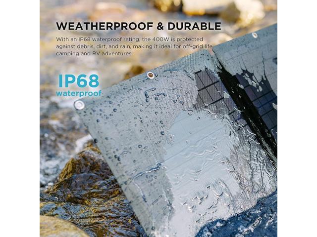 EcoFlow - 400W Foldable Solar Panel - Black - image 4