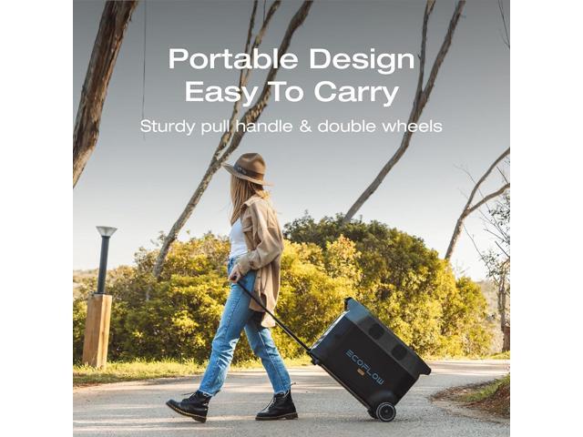 EcoFlow - DELTA PRO 3600Wh Portable Home Battery (3600 Wh Capacity) - Black - image 5