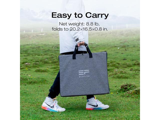 EcoFlow - Foldable 110W Solar Panel - Black - image 8