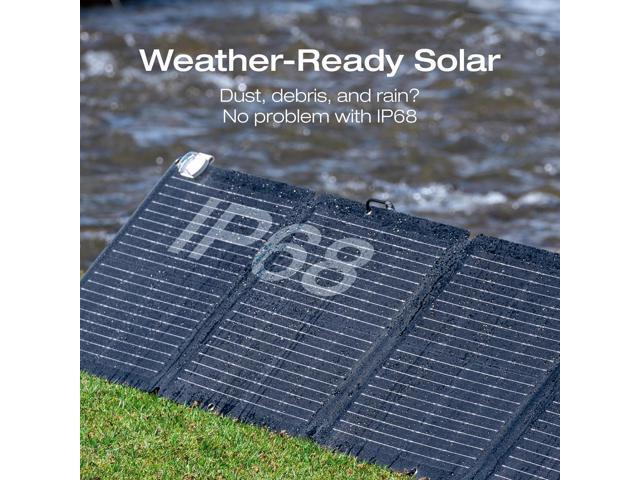 EcoFlow - Foldable 110W Solar Panel - Black - image 4