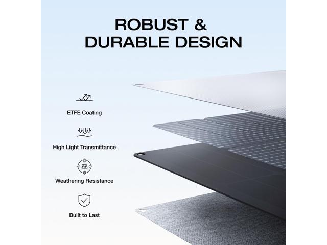 EcoFlow 220W Portable Solar Panel for Power Station, Foldable Solar Charger with Adjustable Kickstand, Waterproof IP67 for Outdoor Camping,RV,off...