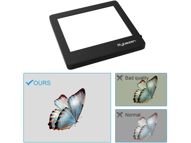 Rybozen Ultra-Thin Portable Slide Scanner 5 x 4 Inches LED Light Panel Photo Slides Negatives and Film Viewer