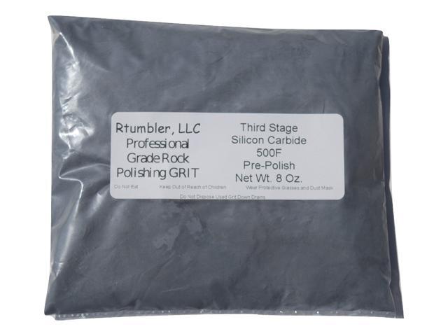 Rock Tumbler Grit for 15 Pound Tumbler with 1 Pound Plastic Buffering Pellets