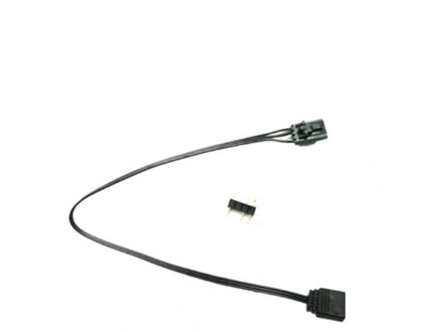 Acaigel RGB Fan (4-pin) to Asus Aura/MSI Mystic Light Addressable RGB Adapter Cable 25cm