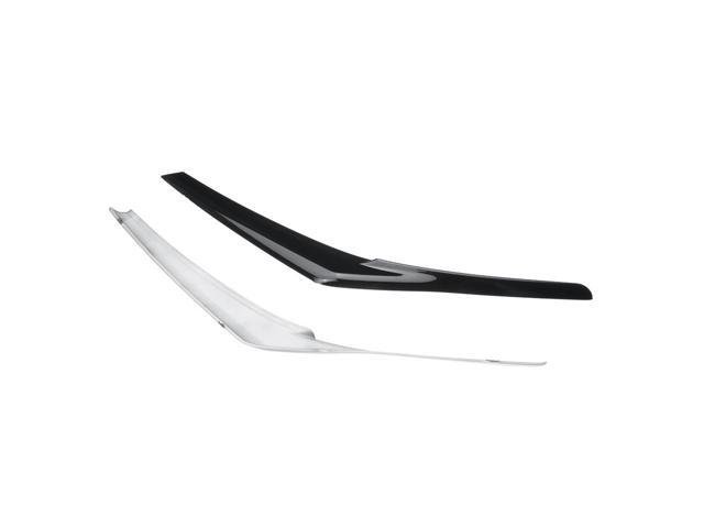 Paiying 1 Pair Glossy Black Headlight Eyelid Cover Eyebrow Trim For 2018-2019 Toyota Camry