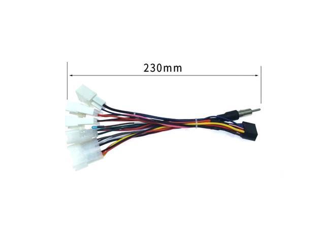 Acaigel 16 PIN Wiring Harness Adapter Android Power Cable Harness for Toyota Car Stereo