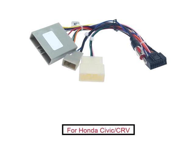 Acaigel 16 Pin Android Audio Radio Stereo Wiring Cable Adapter For Honda CRV Civic 06-09