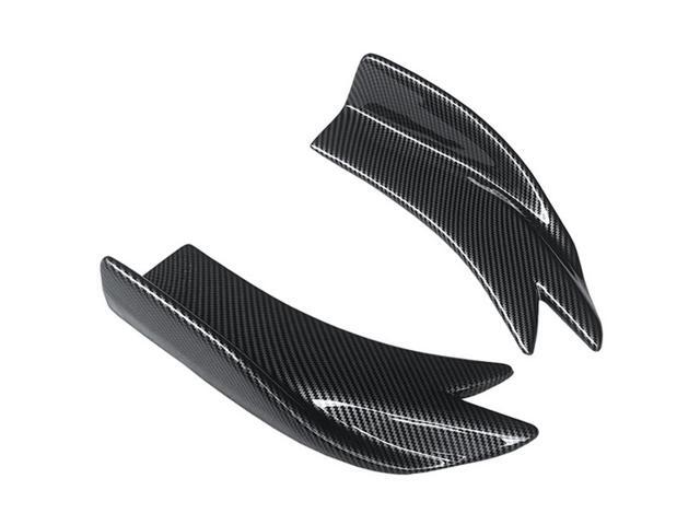 Acaigel 2pcs Car Rear Bumper Spoiler Canards Fins Anti-crash Diffuser Lip USA