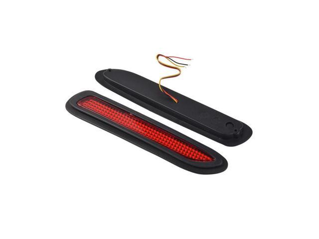 Acaigel 2 Pcs Red Lens LED Car Rear Bumper Taillight Brake Fog Warning Light USA Stock