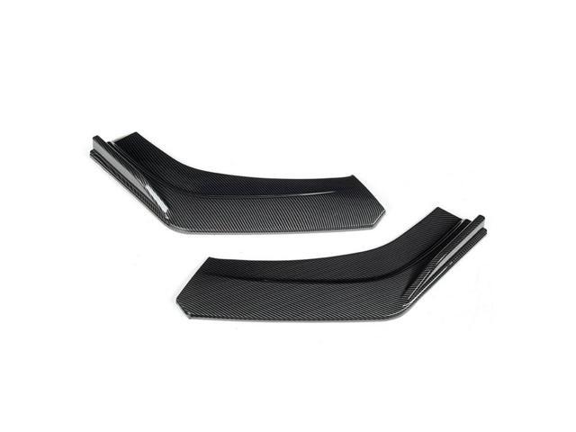Acaigel 4pcs 3D Carbon Fiber Color Front Bumper Splitter Lip Diffuser Spoiler Body Kit