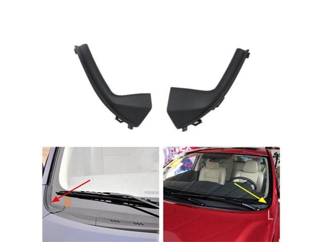 Yingshan Left + Right Outer Front Windshield Cover Trim For Nissan Versa 2007-2011