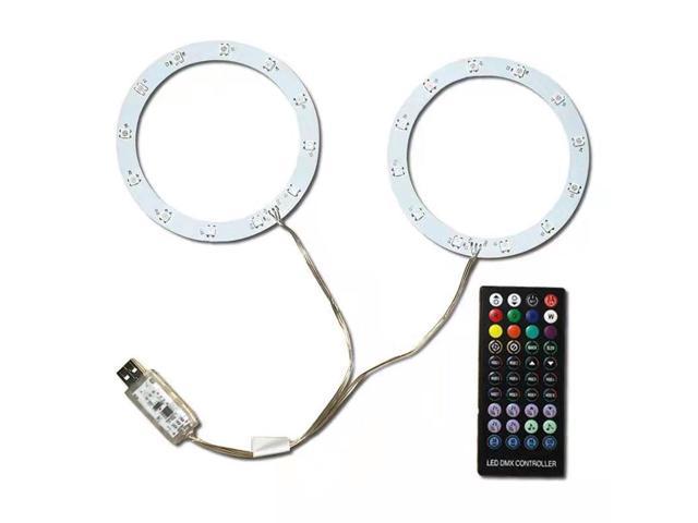 Yingshan Multi-colors Luminated LED Kit RGB LightStrip For PS5 Console with IR Remote DIY