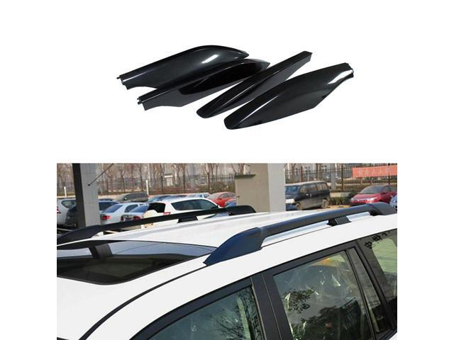 Acaigel 4x Black Car Roof Rack Rail End Cover Replace Shells For Lexus GX470 2003 - 2009