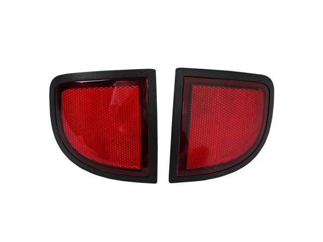 Paiying 2Pcs Rear Bumper Reflector Tail Light For Mitsubishi Triton ML MN L200 2005-2015