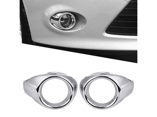 Yingshan Front Fog Light Lamp Cover Chrome Ring Trim 2PCS For Ford Focus 2012 2013 2014