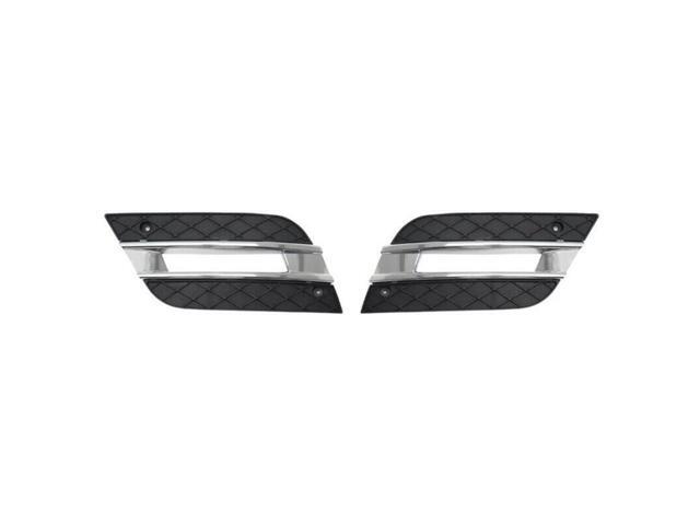 Yingshan Pair Front Bumper Fog Light Cover For Mercedes-Benz W164 ML350 ML450 2009-2011